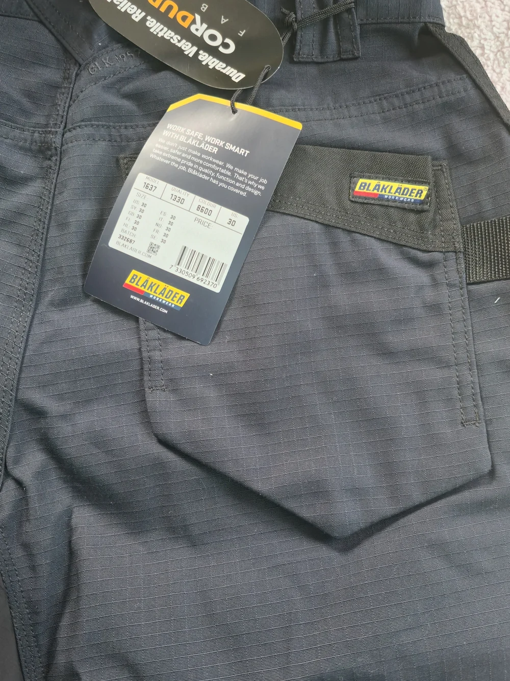 205 --Navy Cargo Work Shorts with Utility Pockets